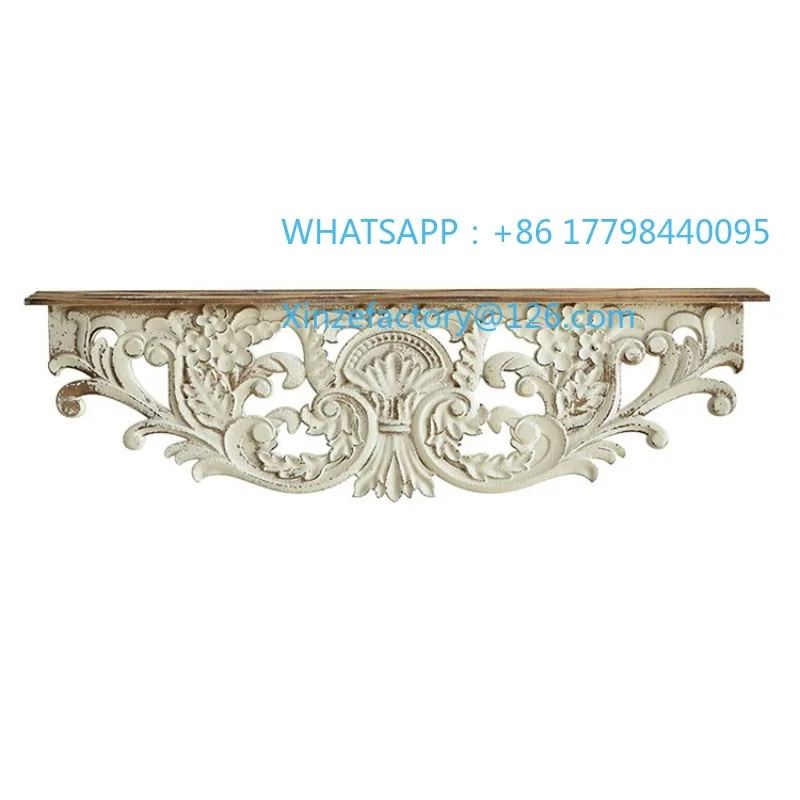 Настраиваемые декоративные полки в американском деревенском стиле с резьбой для прихожей, ретро-полки для старинной фоновой стены, подставка для цветов в форме буквы «О».
Настраиваемые декоративные полки в американском деревенском стиле с резьбой для прихожей, ретро-полки для старинной фоновой стены, подставка для цветов в форме буквы «О».