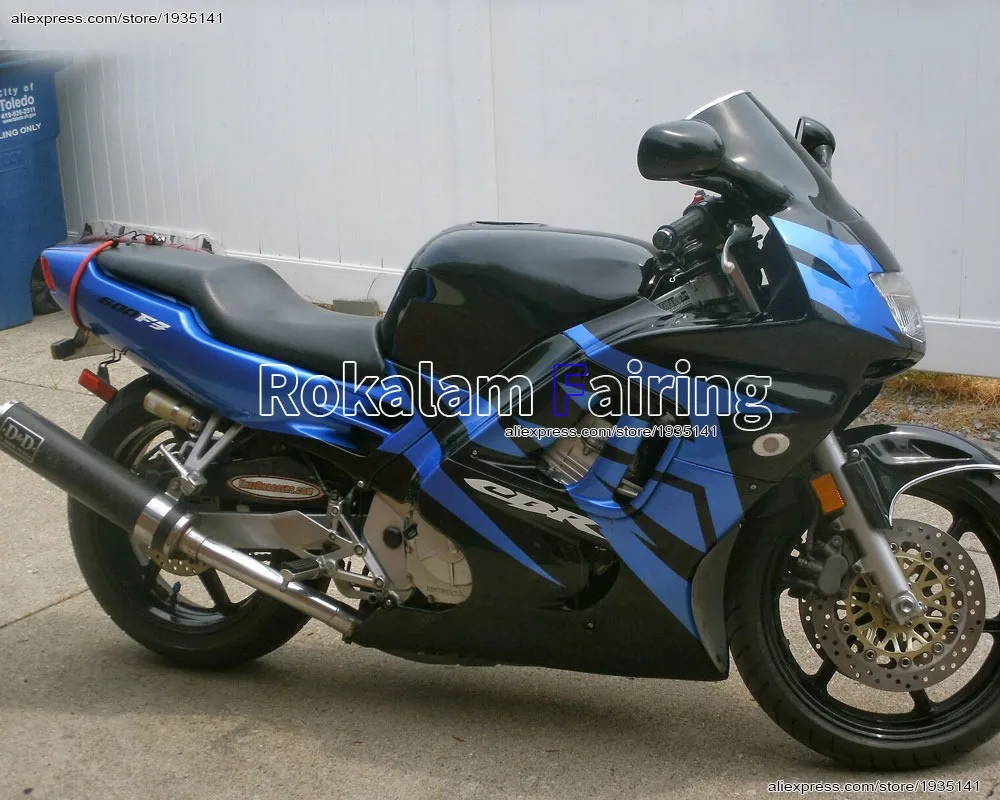 Body Kit For Honda CBR600 F3 95 96 CBR600F3 1995 1996 CBR 600 F3 Blue Black Sportbike Fairing Kit (Injection molding)
Body Kit For Honda CBR600 F3 95 96 CBR600F3 1995 1996 CBR 600 F3 Blue Black Sportbike Fairing Kit (Injection molding)