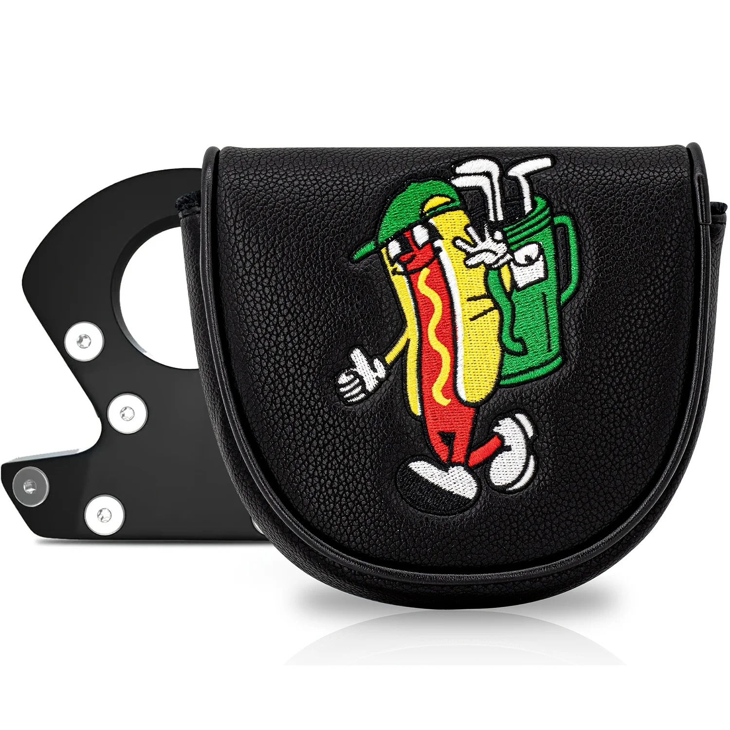 1pc Golf Putter Cover with Buffer Lining - Heavy Duty Magnetic Closure, Half Circle Design, Putters - Used for Golf Putters,
1pc Golf Putter Cover with Buffer Lining - Heavy Duty Magnetic Closure, Half Circle Design, Putters - Used for Golf Putters,