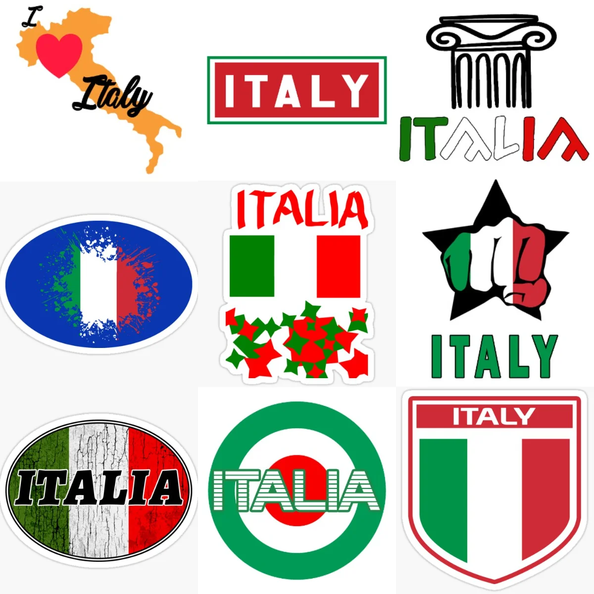 Italy Italia Flag Map Emblem Creative Pvc Car Stickers for Car Van Truck Motorcycle Window Helmet Wall Decoration Accessories
Italy Italia Flag Map Emblem Creative Pvc Car Stickers for Car Van Truck Motorcycle Window Helmet Wall Decoration Accessories