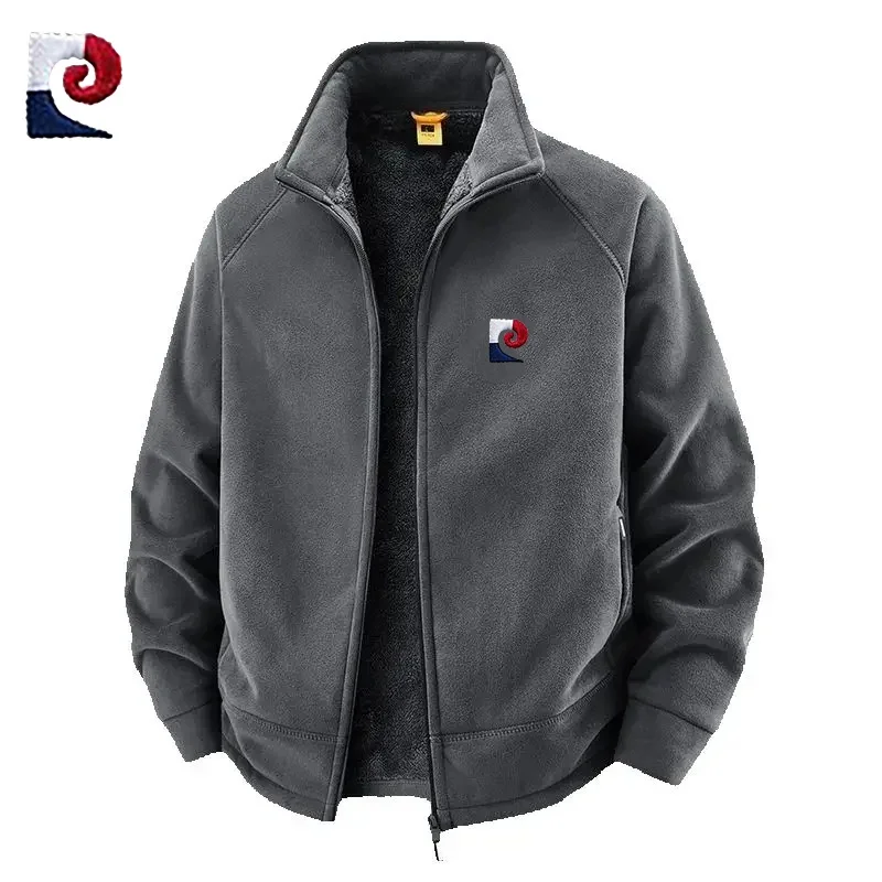 New autumn and winter men's high-quality fleece stand up collar sweatshirt jacket, new fashionable casual warm versatile top
New autumn and winter men's high-quality fleece stand up collar sweatshirt jacket, new fashionable casual warm versatile top