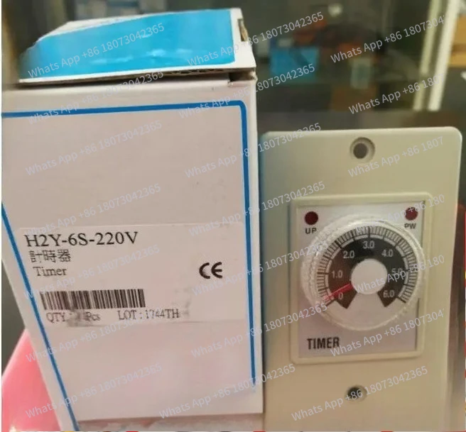 Таймер задержки включения H2Y-6S-220V, панельный, новый, оригинальный H2Y-6S
Таймер задержки включения H2Y-6S-220V, панельный, новый, оригинальный H2Y-6S