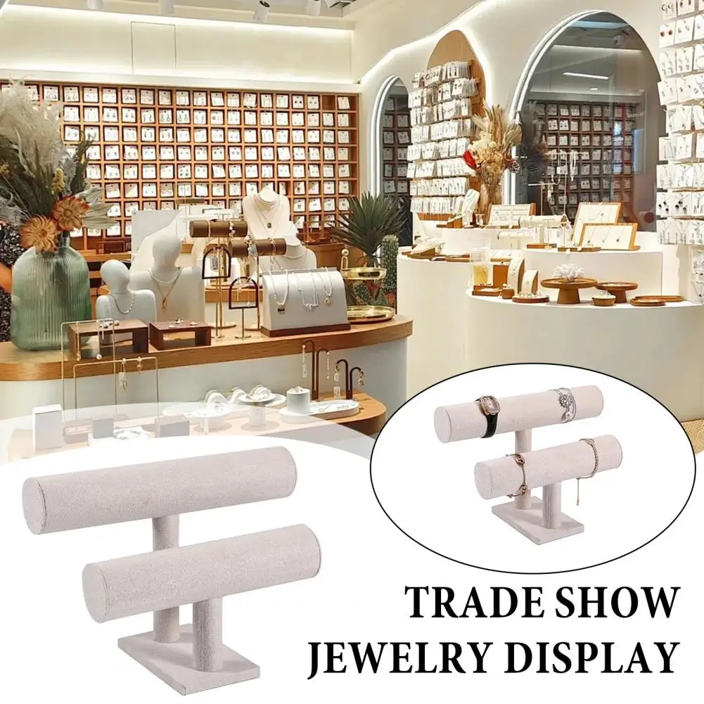 Decorative Jewelry Rack Elegant Double-tier Bracelet Watch Display Stand for Bedroom Dresser Table for Bracelets for Bedroom
Decorative Jewelry Rack Elegant Double-tier Bracelet Watch Display Stand for Bedroom Dresser Table for Bracelets for Bedroom