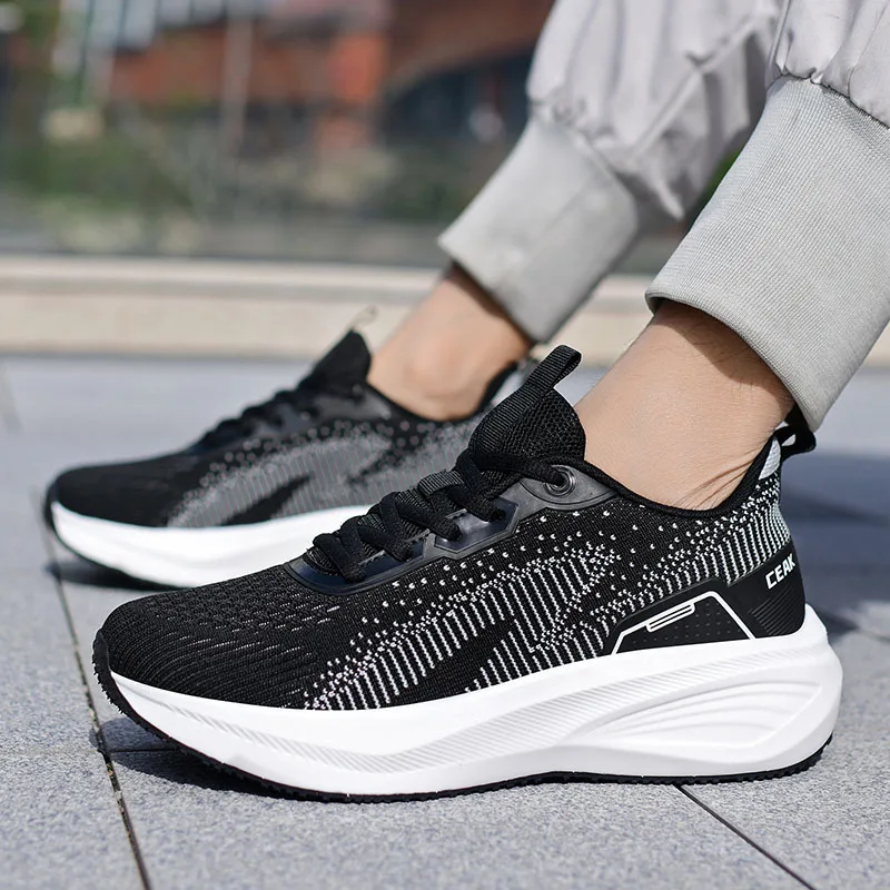 Widened Sole Design Men Mesh Running Shoes Breathable Upper Stable Standing Outdoor Sport Footwear
Widened Sole Design Men Mesh Running Shoes Breathable Upper Stable Standing Outdoor Sport Footwear