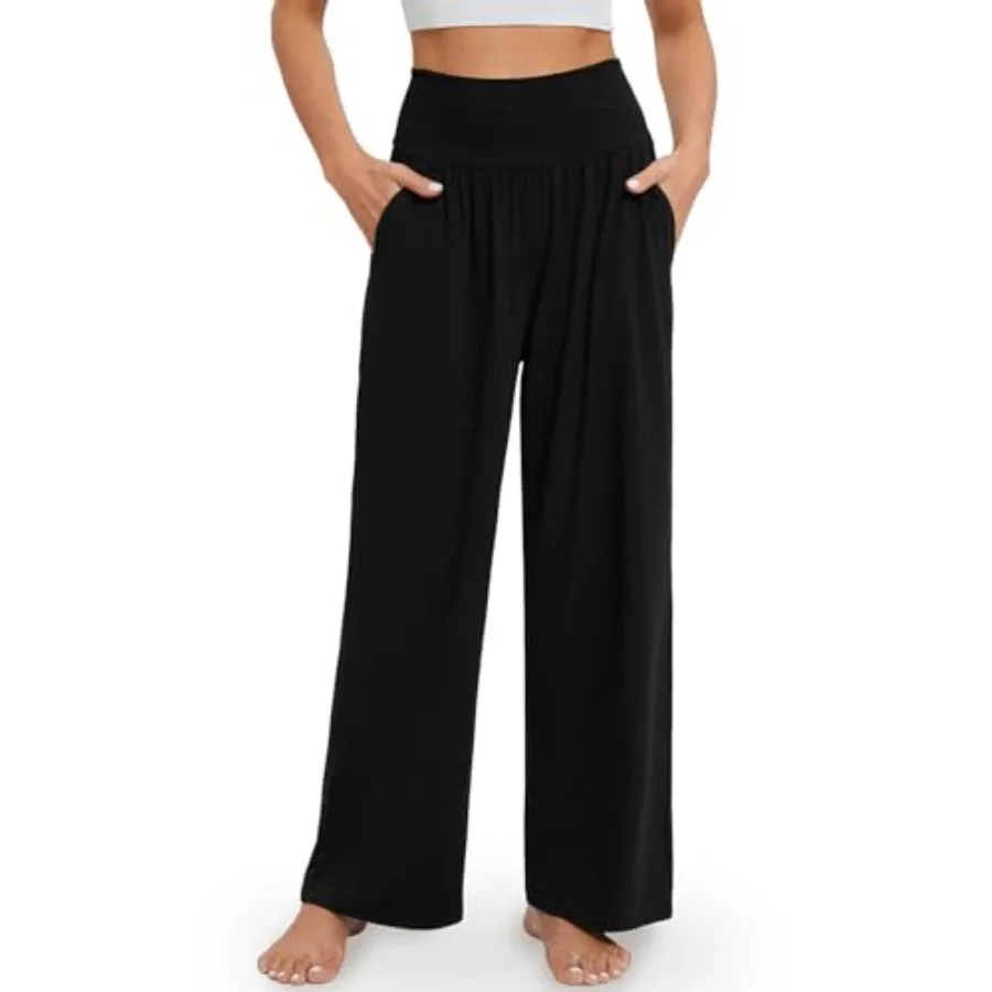 Gracyoga Wide Leg Yoga Pants for Women Casual Loose Cozy Sweatpants High Waisted Lounge Pajama Flowy Pants With Pockets
Gracyoga Wide Leg Yoga Pants for Women Casual Loose Cozy Sweatpants High Waisted Lounge Pajama Flowy Pants With Pockets