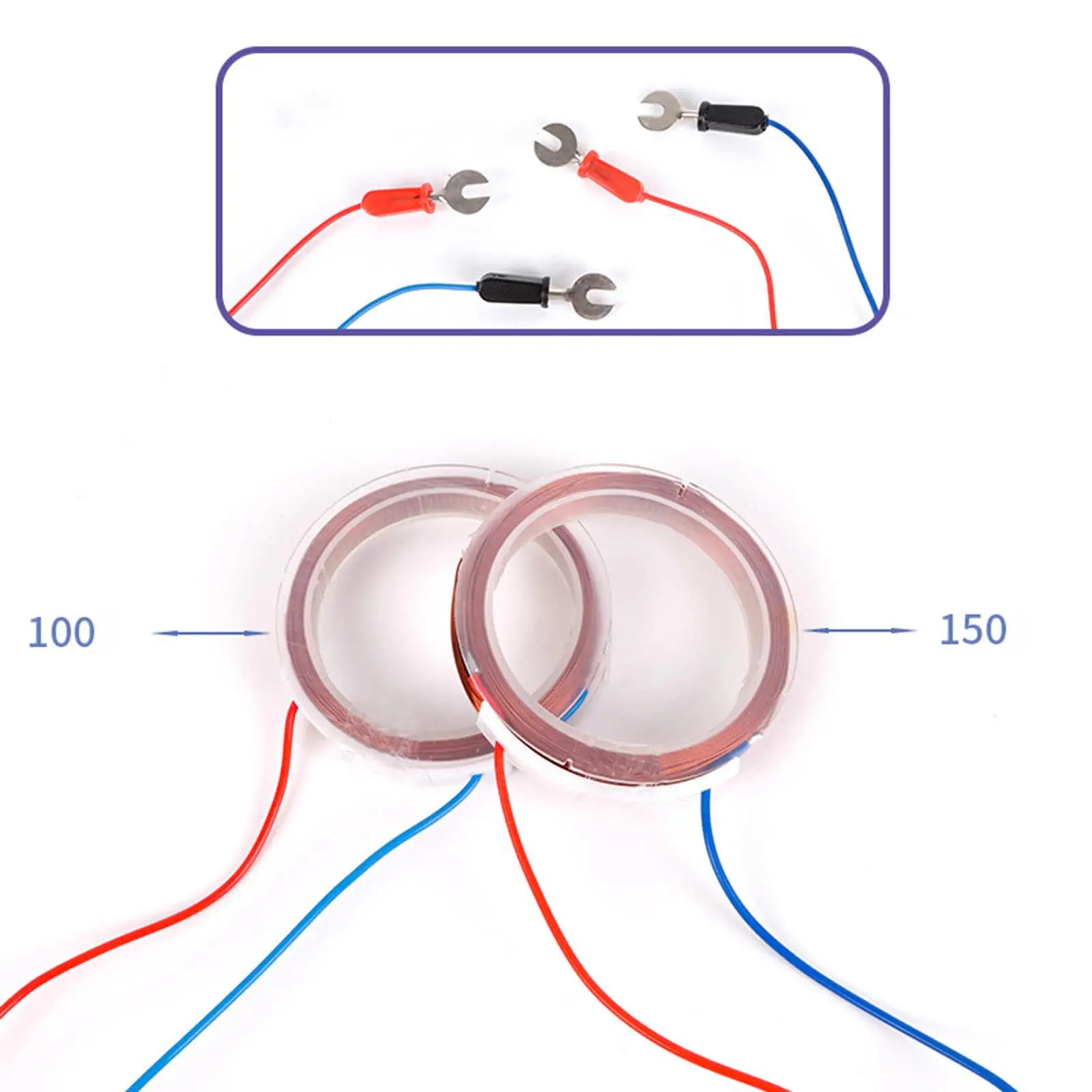 Electromagnetism Experiment Easy to Use Portable Teaching Equipment Lightweight Sturdy Copper Coil for School Students Senior
Electromagnetism Experiment Easy to Use Portable Teaching Equipment Lightweight Sturdy Copper Coil for School Students Senior