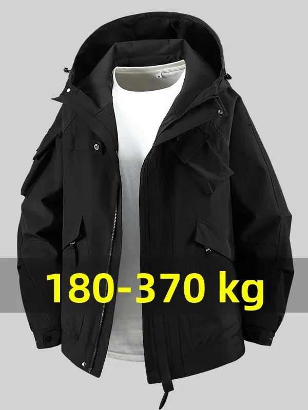Men's plus Size Spring Autumn Workwear Jaet Outdoor Waterproof Windproof Hiking Clothes Loose Fit Pure Color Polyester Fiber
Men's plus Size Spring Autumn Workwear Jaet Outdoor Waterproof Windproof Hiking Clothes Loose Fit Pure Color Polyester Fiber