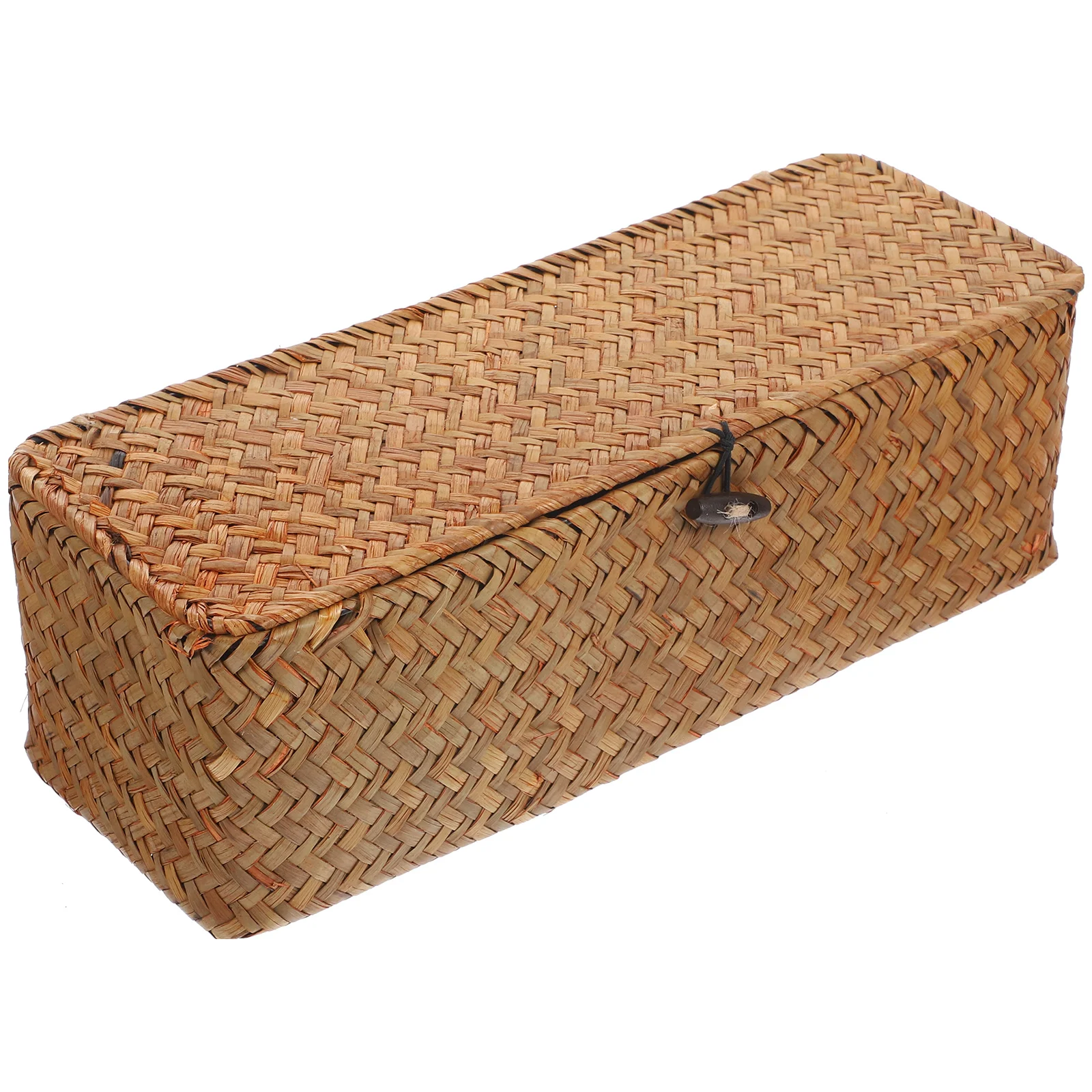 Nordic Hand-woven Seaweed Storage Basket Bin with Lid Fruit Sundries Small Kitchen
Nordic Hand-woven Seaweed Storage Basket Bin with Lid Fruit Sundries Small Kitchen