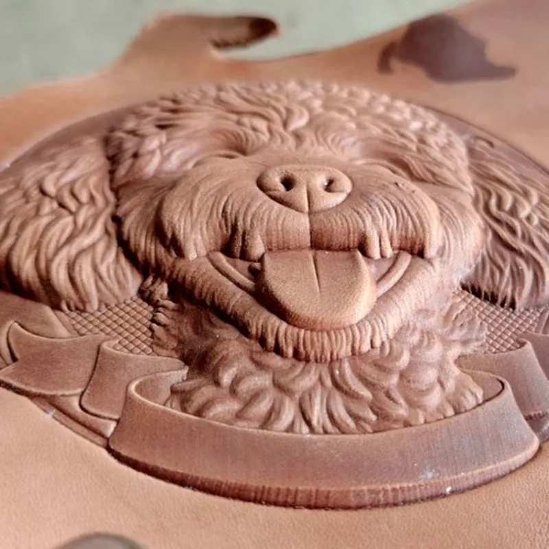 Poodle Leather Stamp 120x118mm - 3D Embossing Mold For DIY Leathercraft | Aluminium Alloy Tool
Poodle Leather Stamp 120x118mm - 3D Embossing Mold For DIY Leathercraft | Aluminium Alloy Tool