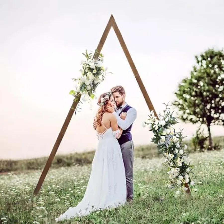 Rustic Farmhouse Triangle Wood Arch - 8.2FT Wedding and Garden Arbor Backdrop Stand for Parties, Outdoor Events, and Garden Dec
Rustic Farmhouse Triangle Wood Arch - 8.2FT Wedding and Garden Arbor Backdrop Stand for Parties, Outdoor Events, and Garden Dec