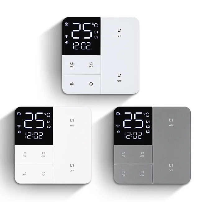 Zigbee Smart Wall Switch With Temperature Display Sreen Smart Life Smart Switch Support Alexa Voice Control
Zigbee Smart Wall Switch With Temperature Display Sreen Smart Life Smart Switch Support Alexa Voice Control