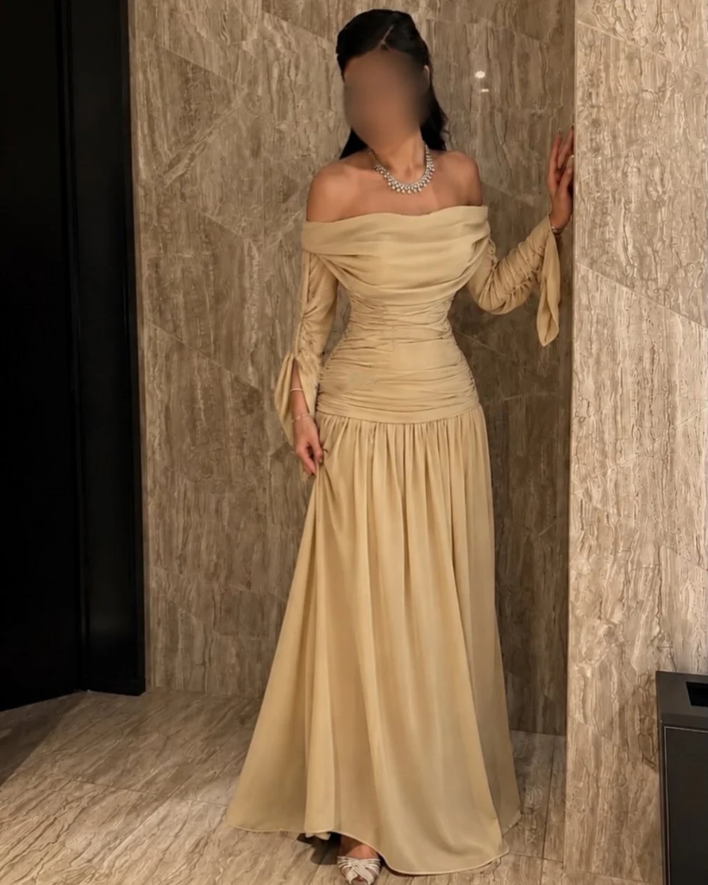 Customized Formal Chiffon Pleat Pleat A-line Off-the-shoulder Long Luxury Party Evening Dresses Sexy Pastrol
Customized Formal Chiffon Pleat Pleat A-line Off-the-shoulder Long Luxury Party Evening Dresses Sexy Pastrol