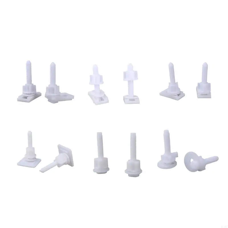E1PC ABS Toilet Cover Screw Set Secure & Long Service Bathroom Fixture Fasteners Toilet Lid Mounting Set for Bathroom
E1PC ABS Toilet Cover Screw Set Secure & Long Service Bathroom Fixture Fasteners Toilet Lid Mounting Set for Bathroom