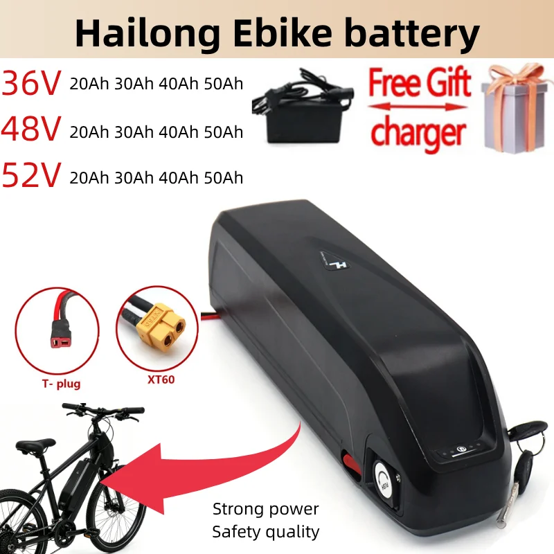 2026 High Quality Brand New 36V 48V 52V 20Ah 30Ah 40Ah 50Ah Hailong Mountain Bike General Battery Durable and Long-Lasting
2026 High Quality Brand New 36V 48V 52V 20Ah 30Ah 40Ah 50Ah Hailong Mountain Bike General Battery Durable and Long-Lasting