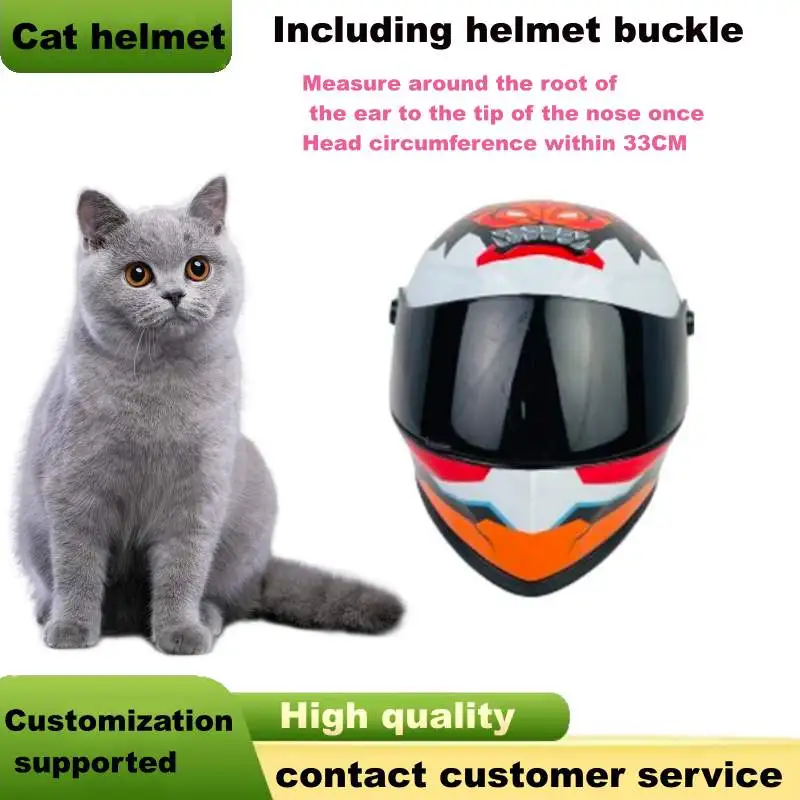 Pet Full Face Motorcycle Helmet 33cm Head ABS Material Red Tiger Face Design Outdoor Bike Riding Cats Helmets Puppy Kitten Hat
Pet Full Face Motorcycle Helmet 33cm Head ABS Material Red Tiger Face Design Outdoor Bike Riding Cats Helmets Puppy Kitten Hat