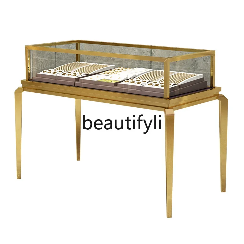 LX37Jewelry Display Cabinet Antique Jade Display Cabinet Tempered Glass Gold Store Jewelry Counter Museum Display ShelfSSS
LX37Jewelry Display Cabinet Antique Jade Display Cabinet Tempered Glass Gold Store Jewelry Counter Museum Display ShelfSSS