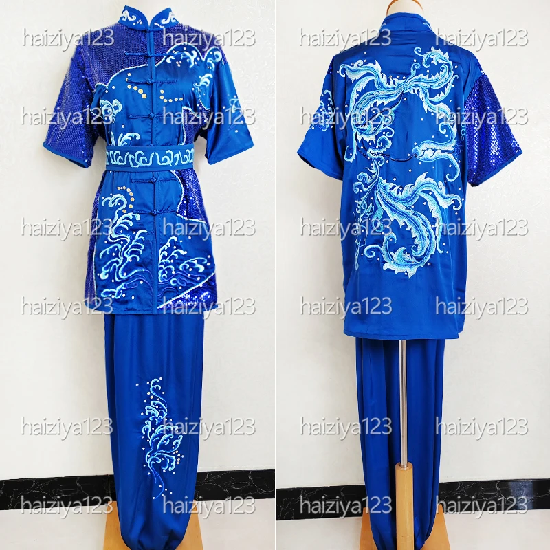 NEW Embroidery Wushu uniform Kungfu clothes Martial arts suit Changquan outfit for male female girl boy kids adults unisex
NEW Embroidery Wushu uniform Kungfu clothes Martial arts suit Changquan outfit for male female girl boy kids adults unisex