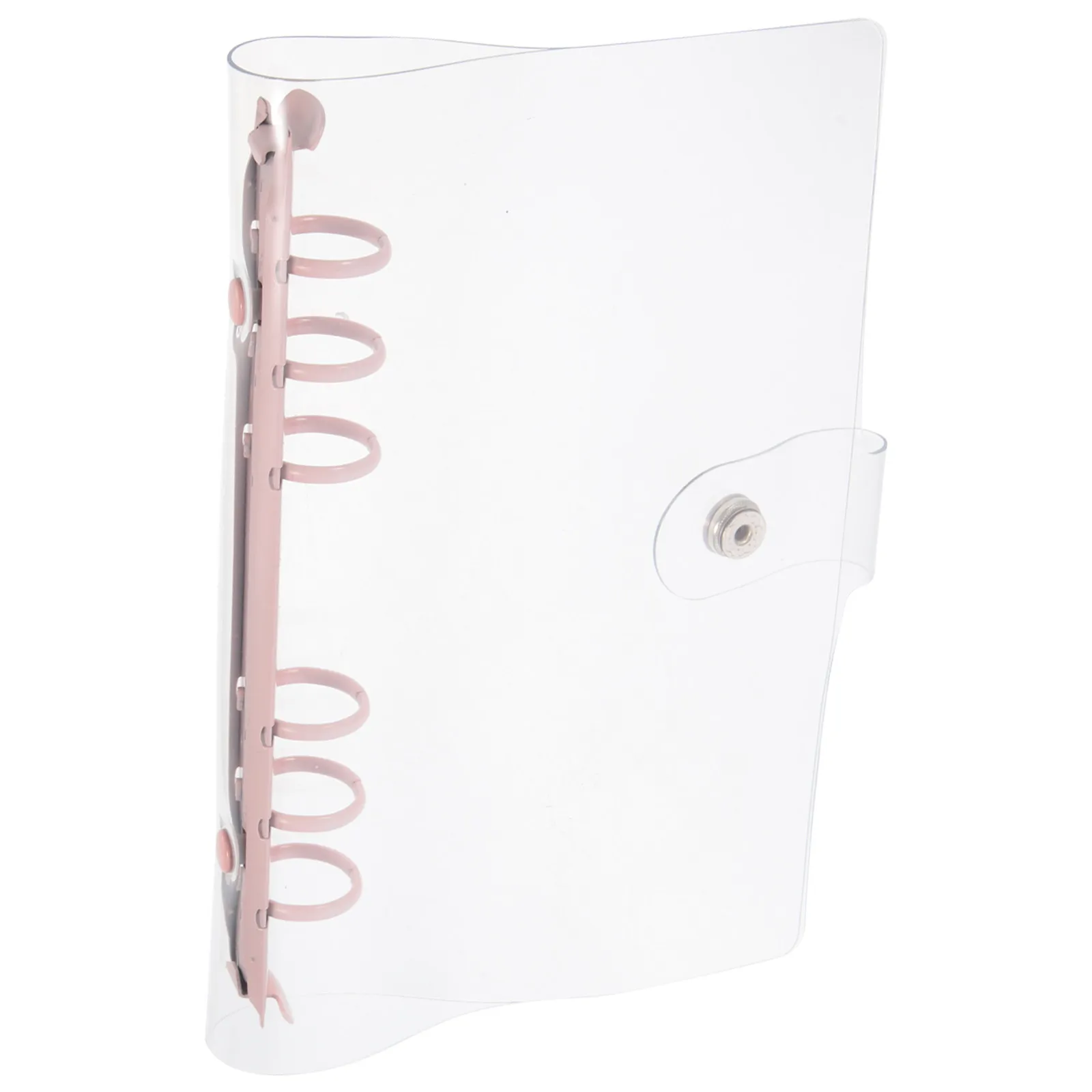 Clear A6 Binder Cover with Snap Closure Heavy Duty 6 Ring for Planner Notebook File Storage Portable Document Folder
Clear A6 Binder Cover with Snap Closure Heavy Duty 6 Ring for Planner Notebook File Storage Portable Document Folder