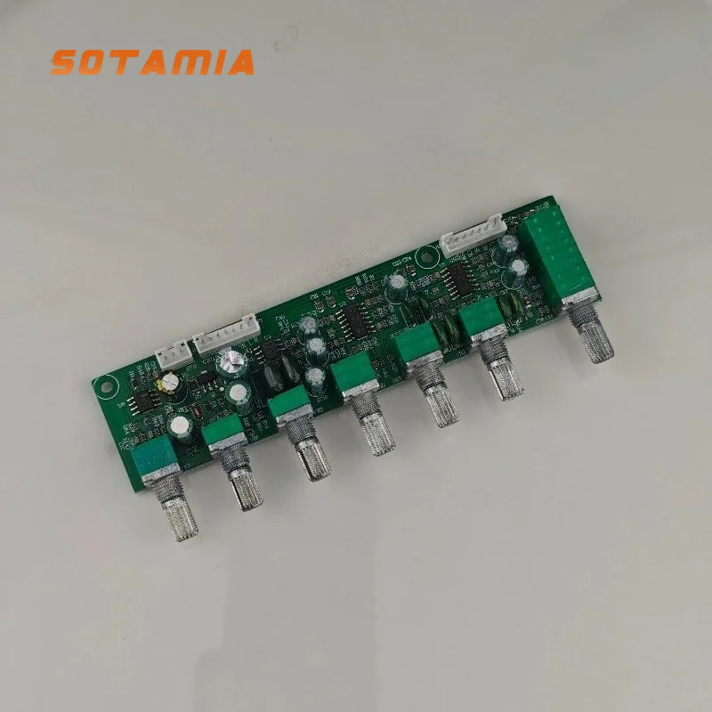 SOTAMIA 5.1 Preamp Amplifier Tone Board EQ Regulates Subwoofer Frequency Adjustment DC Power Supply DIY Audio Amplificador DAC
SOTAMIA 5.1 Preamp Amplifier Tone Board EQ Regulates Subwoofer Frequency Adjustment DC Power Supply DIY Audio Amplificador DAC