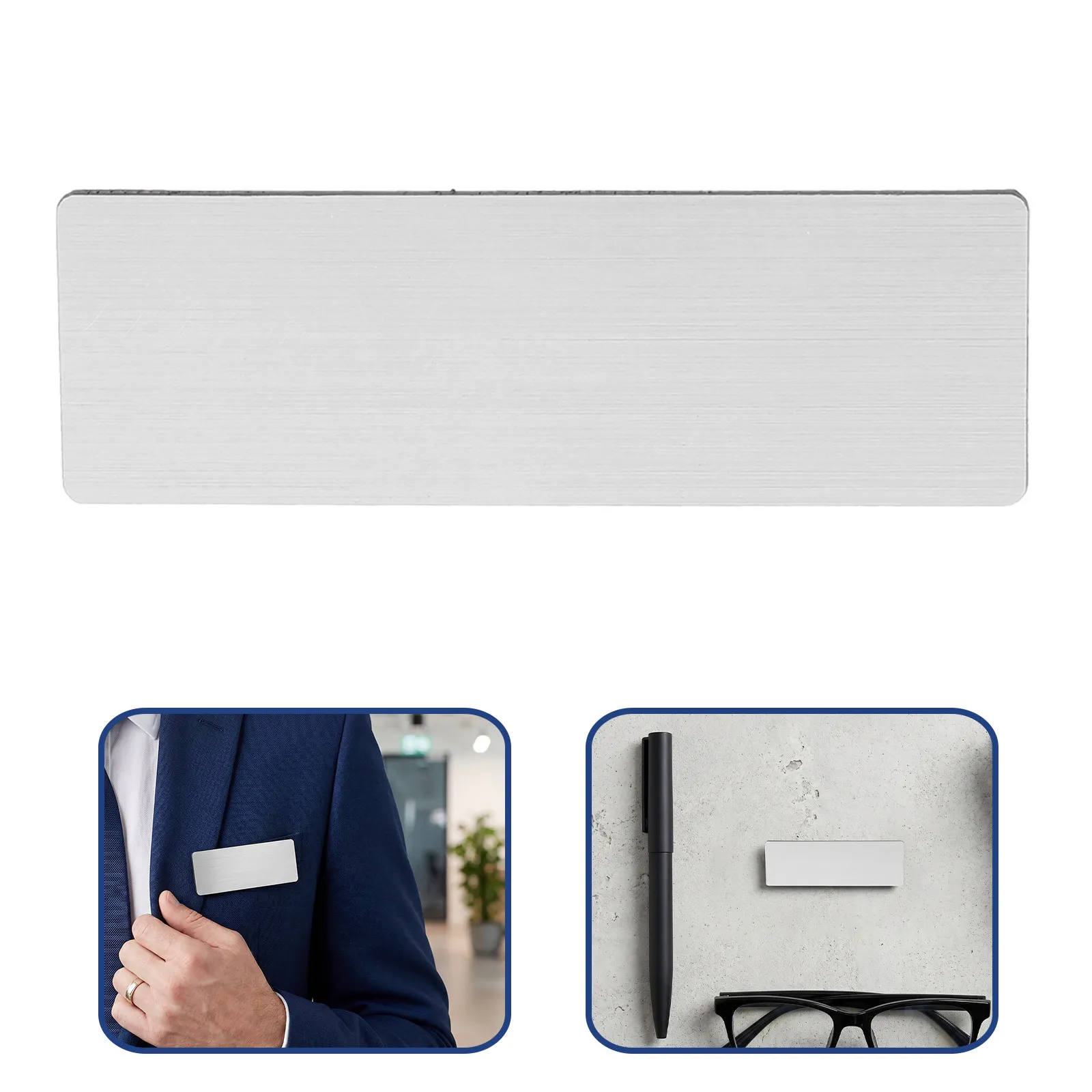 20Pcs Office Name Tags Blank Pin Back Employee Badges Identification Name Badge Blanks Plastic Reusable for Workplace Staff
20Pcs Office Name Tags Blank Pin Back Employee Badges Identification Name Badge Blanks Plastic Reusable for Workplace Staff