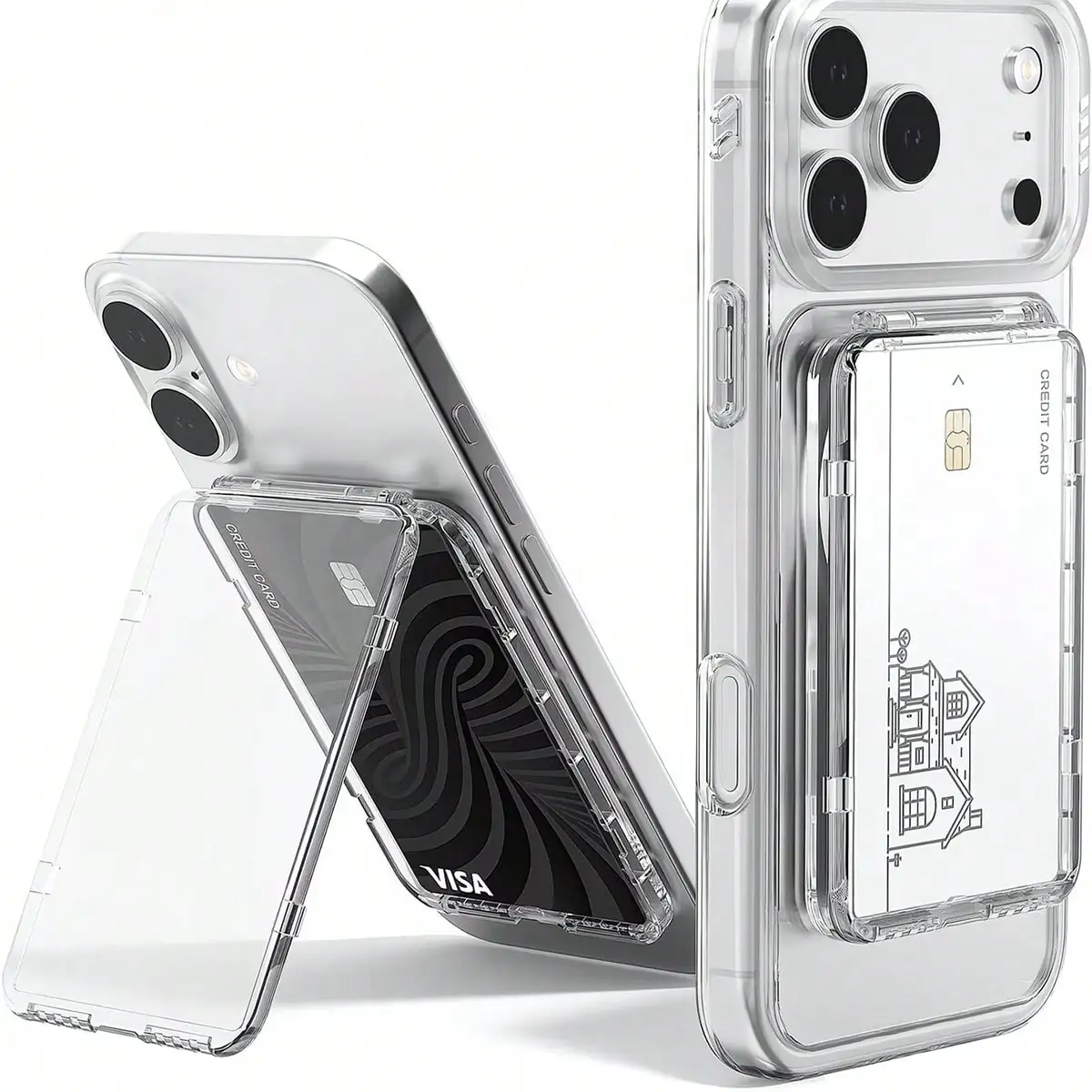 1 Pc Magsafe Magnetic Transparent Wallet Card Holder Bracket, suitable for iPhone 17, Air 13, 12, 11, 14, 15, 16, Pro Max Plus,
1 Pc Magsafe Magnetic Transparent Wallet Card Holder Bracket, suitable for iPhone 17, Air 13, 12, 11, 14, 15, 16, Pro Max Plus,