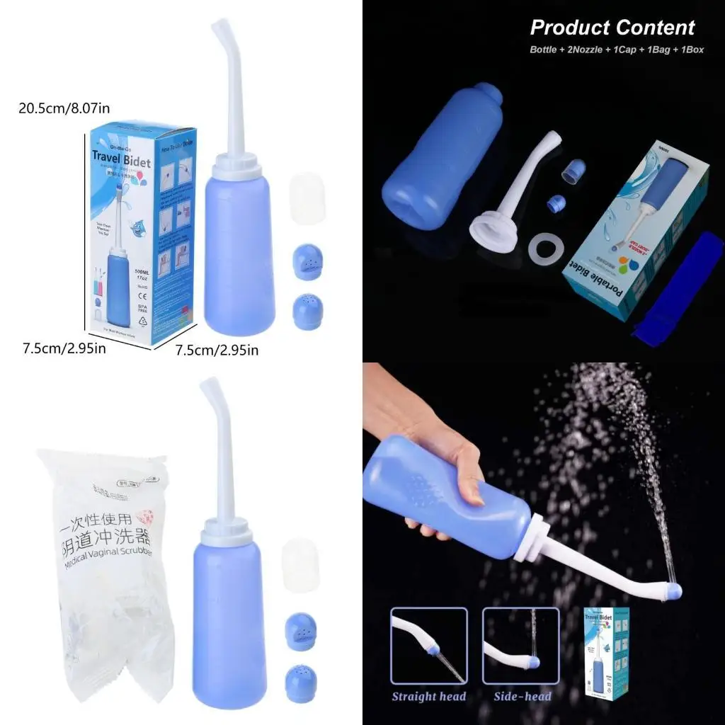 R9UF 1 Set Portable Hand Shower Travel Bidet Cleaner Hygiene Wash Sprayer Manual Press Women Vaginal Cleaning Tools
R9UF 1 Set Portable Hand Shower Travel Bidet Cleaner Hygiene Wash Sprayer Manual Press Women Vaginal Cleaning Tools