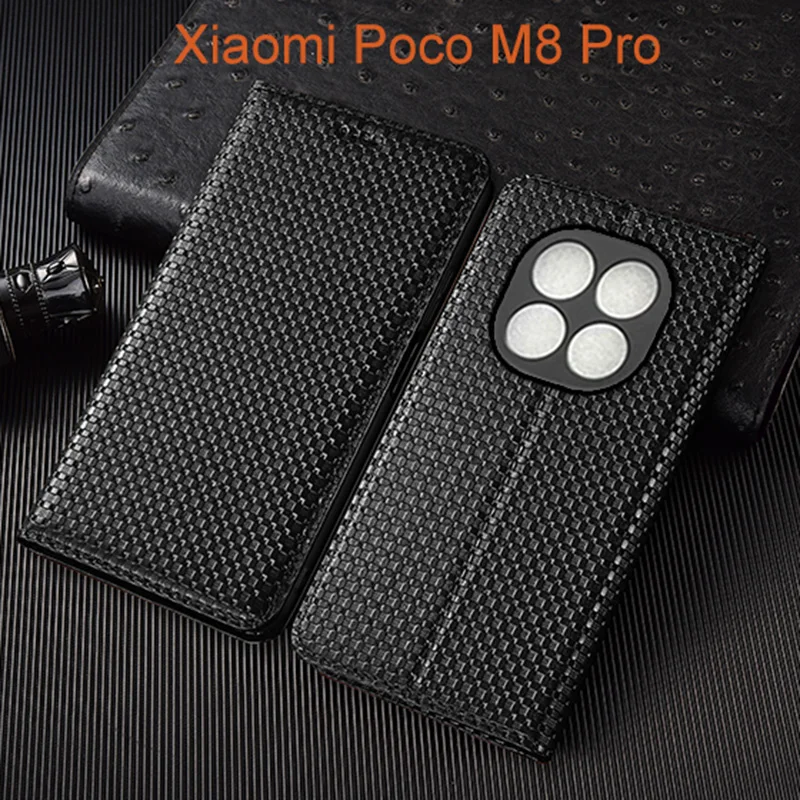 Grass Mat Genuine Leather Flip Case For Xiaomi Poco M8 M8s Pro Phone Cover Card Cases Scratch Proof
Grass Mat Genuine Leather Flip Case For Xiaomi Poco M8 M8s Pro Phone Cover Card Cases Scratch Proof