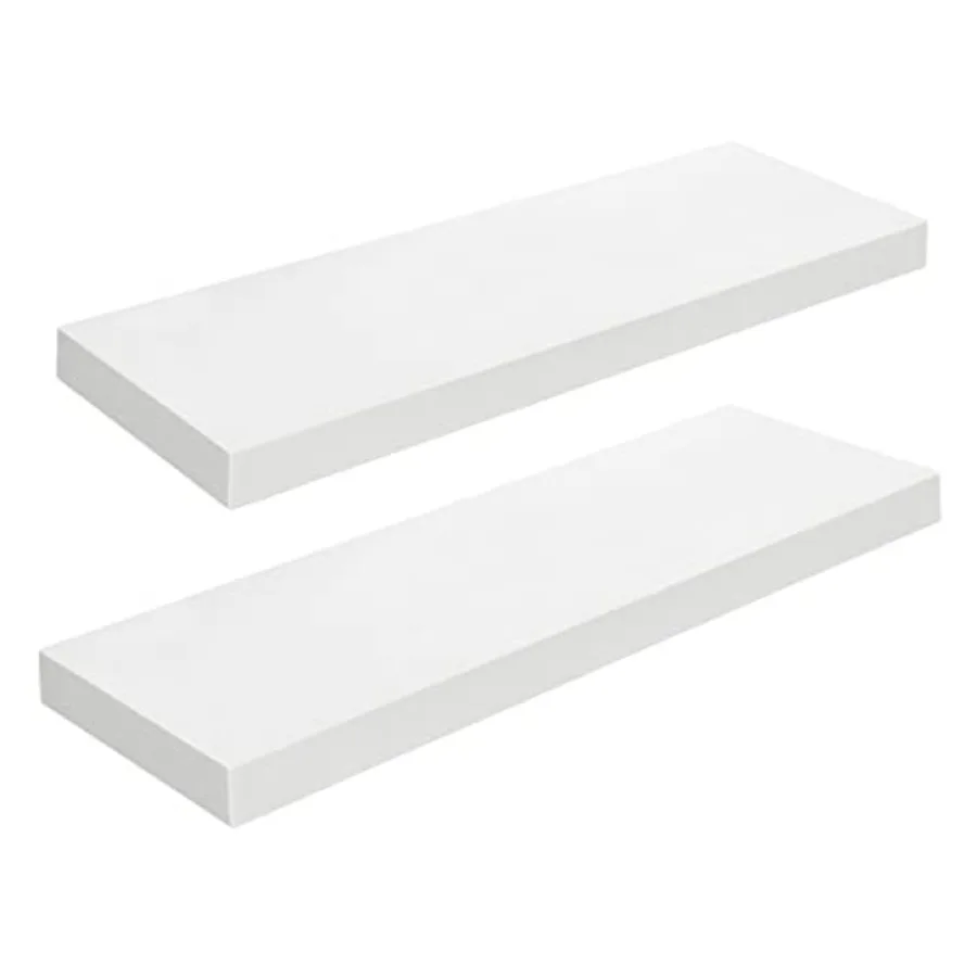 Floating Shelves for Wall, Wall Mounted Shelf Set of 2, 23.6" Hanging Shelf with Invisible Brackets, for Wall Decor Storage in
Floating Shelves for Wall, Wall Mounted Shelf Set of 2, 23.6" Hanging Shelf with Invisible Brackets, for Wall Decor Storage in