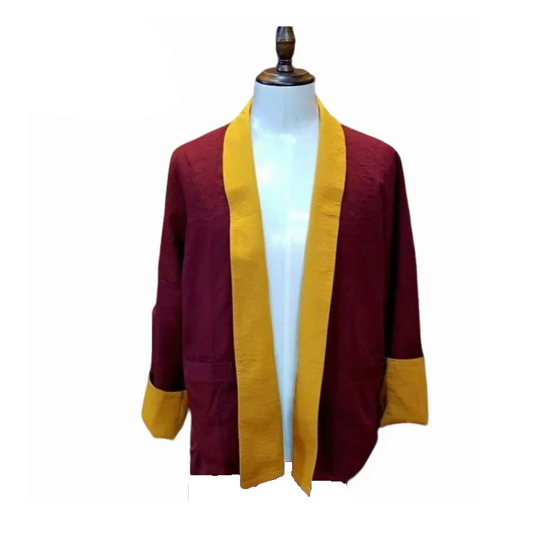 Tibetan Monk Robe, Open Front Long Sleeve Jacket Loose Comfortable Traditional Buddhist Garb Men Meditation Casual Clothing
Tibetan Monk Robe, Open Front Long Sleeve Jacket Loose Comfortable Traditional Buddhist Garb Men Meditation Casual Clothing