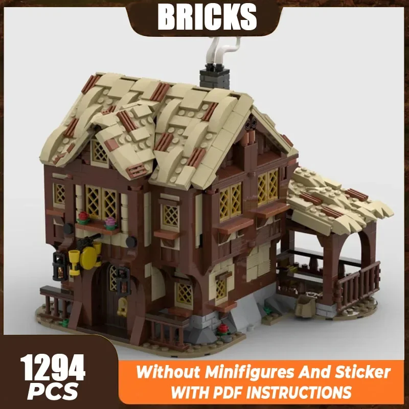 Medieval Street View Model Moc Building Bricks Village Tavern Technology Modular Blocks Gifts Christmas Toys DIY Sets Assembly
Medieval Street View Model Moc Building Bricks Village Tavern Technology Modular Blocks Gifts Christmas Toys DIY Sets Assembly