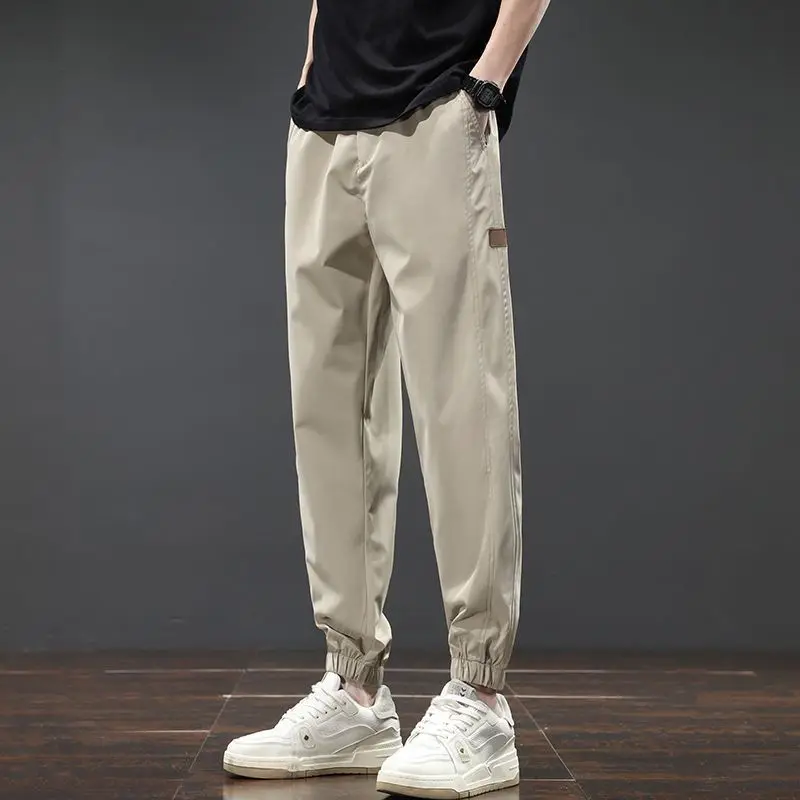 Sweatpants Bloomers Trousers Spring Autumn Men's Clothing Solid Color Pockets Elastic High Waisted Casual Office Lady Pants
Sweatpants Bloomers Trousers Spring Autumn Men's Clothing Solid Color Pockets Elastic High Waisted Casual Office Lady Pants