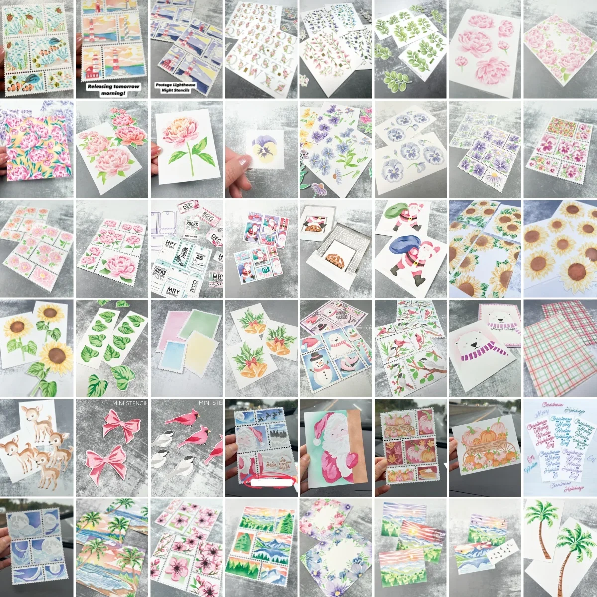 Layering Stencils Blossoms Postage Leaf Flowers Tree Birds DIY Decorating Scrapbook Paper Card Album Craft Santa Claus Summer
Layering Stencils Blossoms Postage Leaf Flowers Tree Birds DIY Decorating Scrapbook Paper Card Album Craft Santa Claus Summer