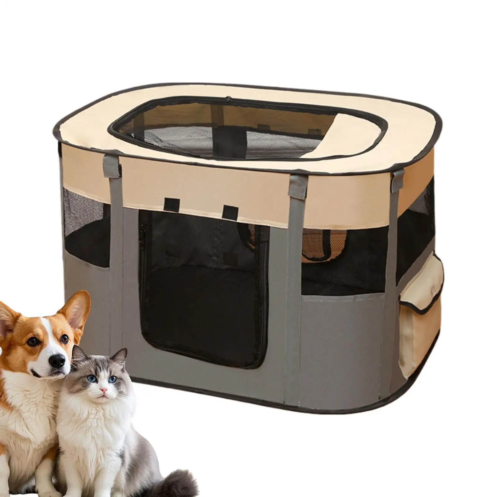 Pet fence Dog Enclosure Foldable Puppy Playpen Portable Pet Tent Large Enclosure Summer Pet Tent For outdoor and indoor
Pet fence Dog Enclosure Foldable Puppy Playpen Portable Pet Tent Large Enclosure Summer Pet Tent For outdoor and indoor