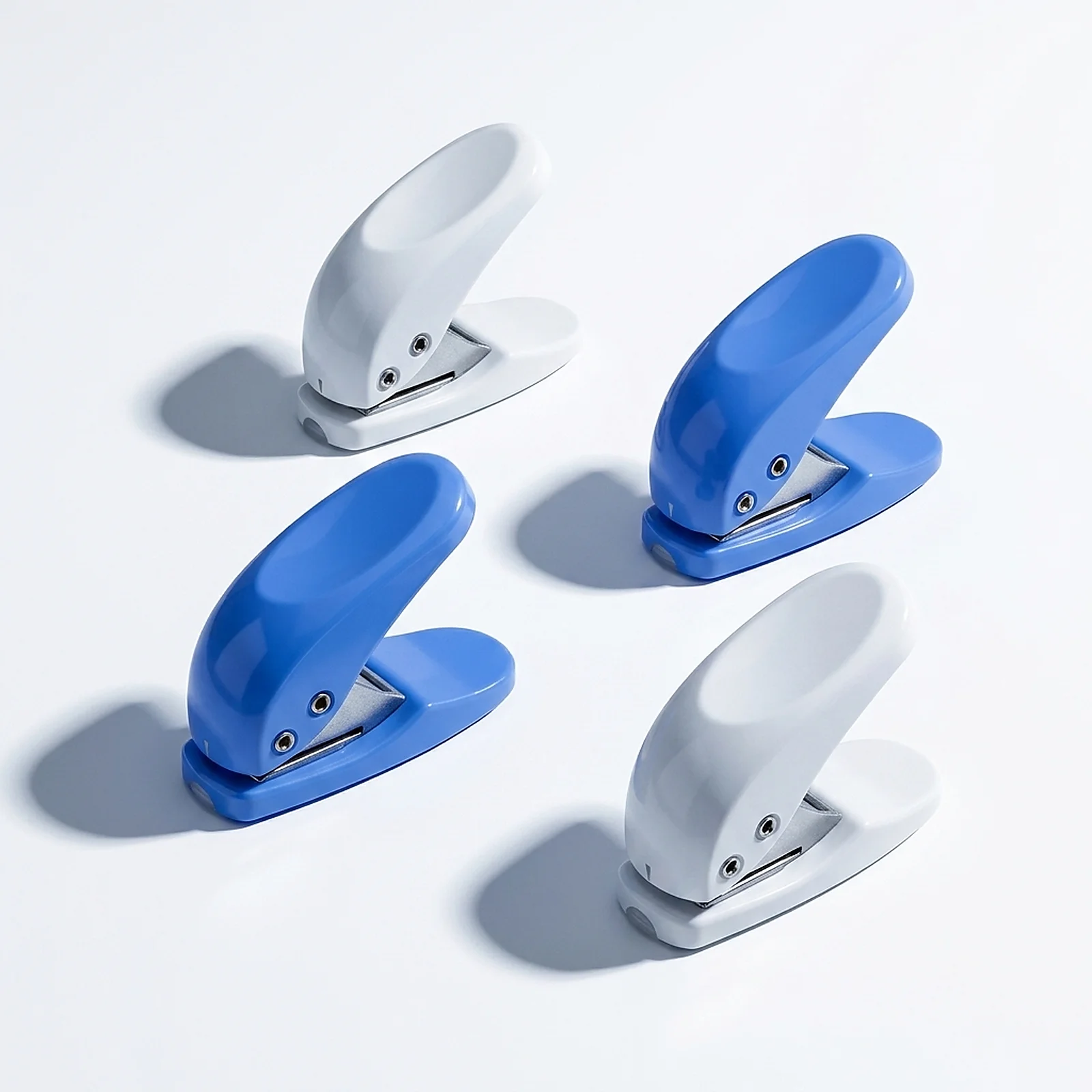 Zoyiancy 4PCS Mini Single Hole Punch Set, Portable Handheld 1 Hole Paper Puncher, 10-Sheet Capacity, Blue & White
Zoyiancy 4PCS Mini Single Hole Punch Set, Portable Handheld 1 Hole Paper Puncher, 10-Sheet Capacity, Blue & White