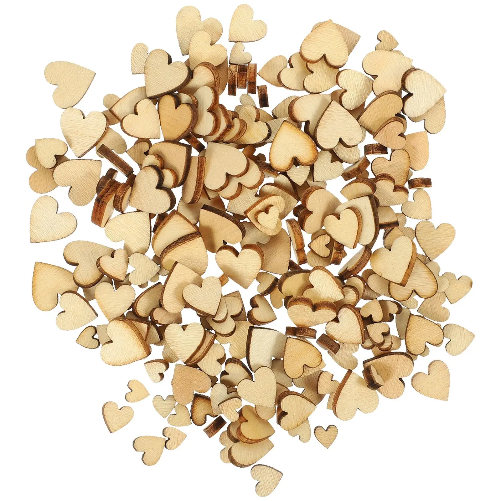 200 Pcs Wood Slices Blank Heart Discs Bark Decor Smooth Paint Stain Craft Project Supplies Sewing Accessories
200 Pcs Wood Slices Blank Heart Discs Bark Decor Smooth Paint Stain Craft Project Supplies Sewing Accessories