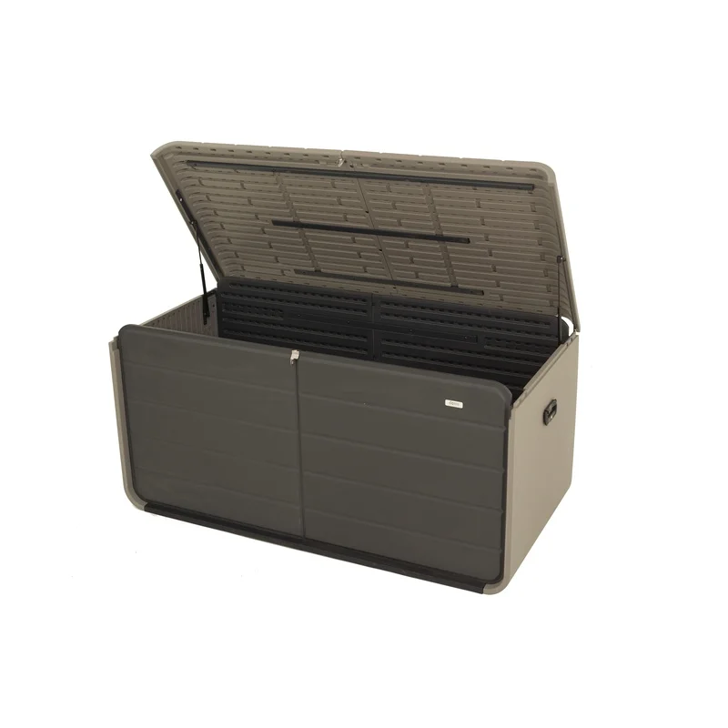 200 Gallon Outdoor Storage Box with Lock, Wheels, Waterproof Lid for Patio, Garden, Pool Supplies – Gray
200 Gallon Outdoor Storage Box with Lock, Wheels, Waterproof Lid for Patio, Garden, Pool Supplies – Gray
