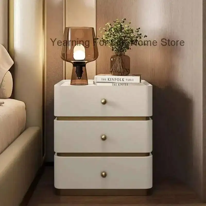 Nightstand Drawer Maximalist Bedside Storage Aesthetic Modern Small Apartment Bedside Table Corner Trendy Comodini Furniture
Nightstand Drawer Maximalist Bedside Storage Aesthetic Modern Small Apartment Bedside Table Corner Trendy Comodini Furniture