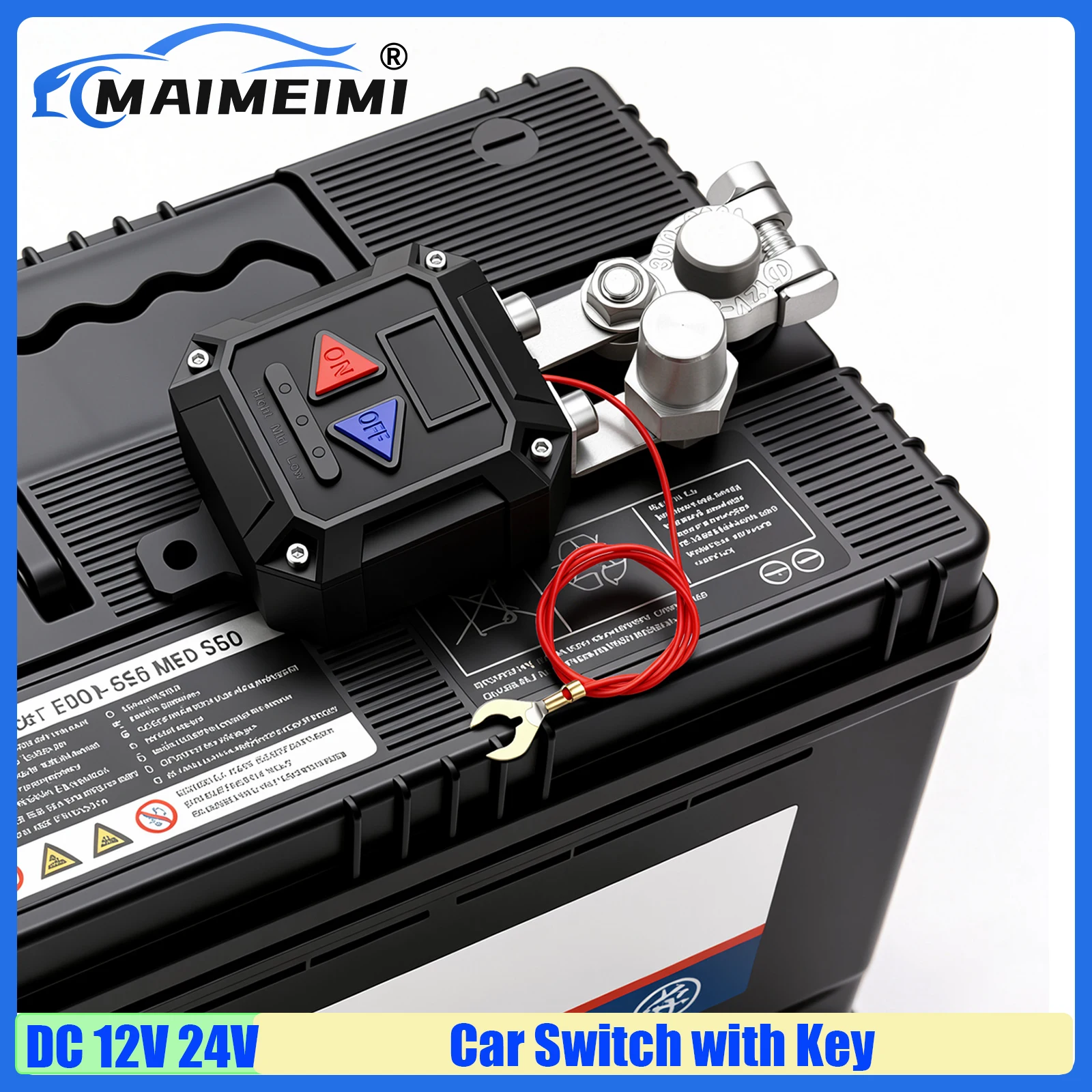 MAIMEIMI Auto Car Remote Battery Disconnect Switch Automatic for Trucks Boat Remote Battery Disconnect Switch with 2 Key 12V24V
MAIMEIMI Auto Car Remote Battery Disconnect Switch Automatic for Trucks Boat Remote Battery Disconnect Switch with 2 Key 12V24V