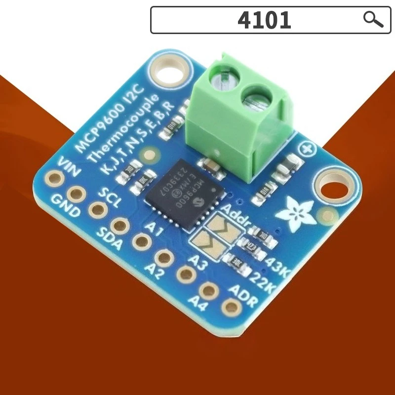 4101 MCP9600 Sensor Signal Conditioner, Evaluation Board EVAL BOARD FOR MCP9600
4101 MCP9600 Sensor Signal Conditioner, Evaluation Board EVAL BOARD FOR MCP9600