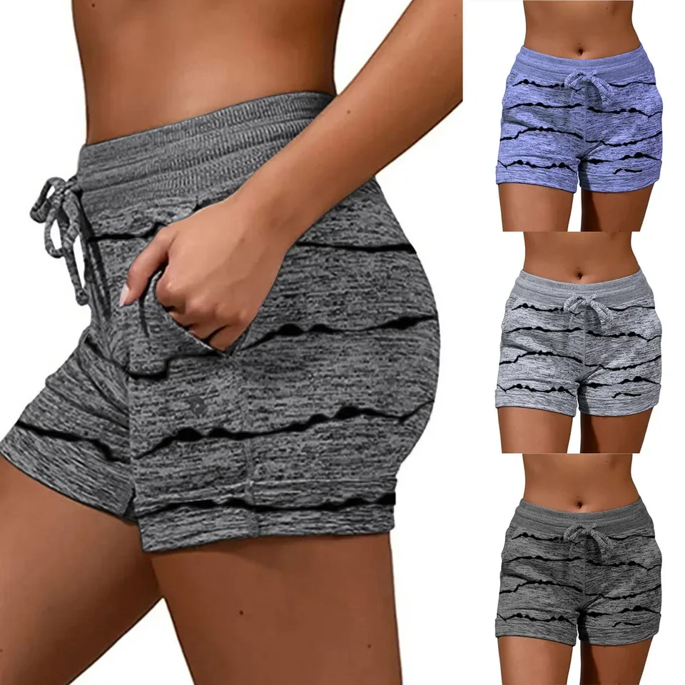 Woman Summer Shorts Sports Activewear Drawstring Comfy Striped Shorts With Pockets Elastic Waisted Wide Leg Casual Yoga Shorts
Woman Summer Shorts Sports Activewear Drawstring Comfy Striped Shorts With Pockets Elastic Waisted Wide Leg Casual Yoga Shorts