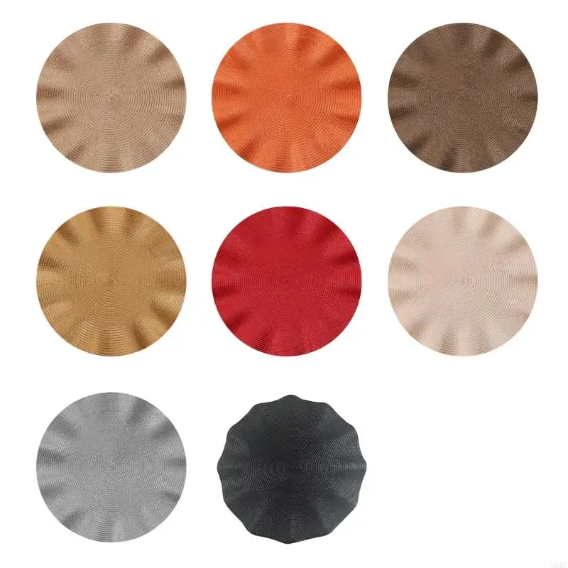 652F Elegant Placemats With Ruffled Edges Unique Placemats with Ruffled Edges for Restaurants and Home Dining Decoration
652F Elegant Placemats With Ruffled Edges Unique Placemats with Ruffled Edges for Restaurants and Home Dining Decoration