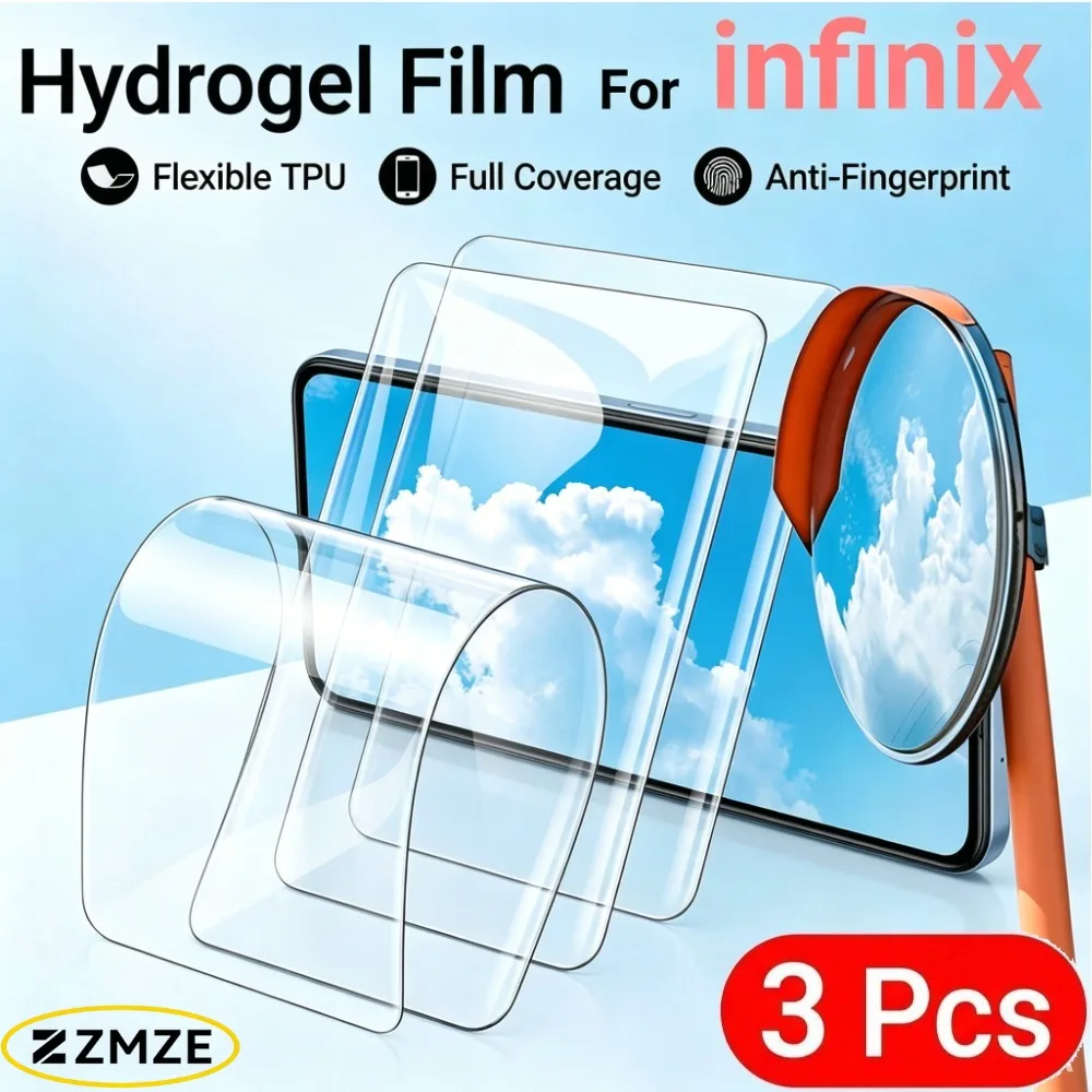 3Pcs Soft Hydrogel Film For infinix Note 60 50 40 30 10 Pro+ Protectivel Film For infinix Note 60 Ultra 50 40S 40 50X 30 VIP 30i
3Pcs Soft Hydrogel Film For infinix Note 60 50 40 30 10 Pro+ Protectivel Film For infinix Note 60 Ultra 50 40S 40 50X 30 VIP 30i