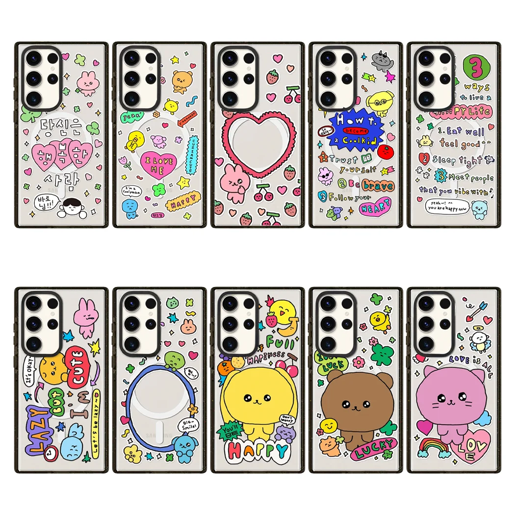 Korean Cartoon Magnetic Acrylic Case for Samsung Galaxy S23 S24 S25 Ultra S25+ Plus Protective Shell
Korean Cartoon Magnetic Acrylic Case for Samsung Galaxy S23 S24 S25 Ultra S25+ Plus Protective Shell