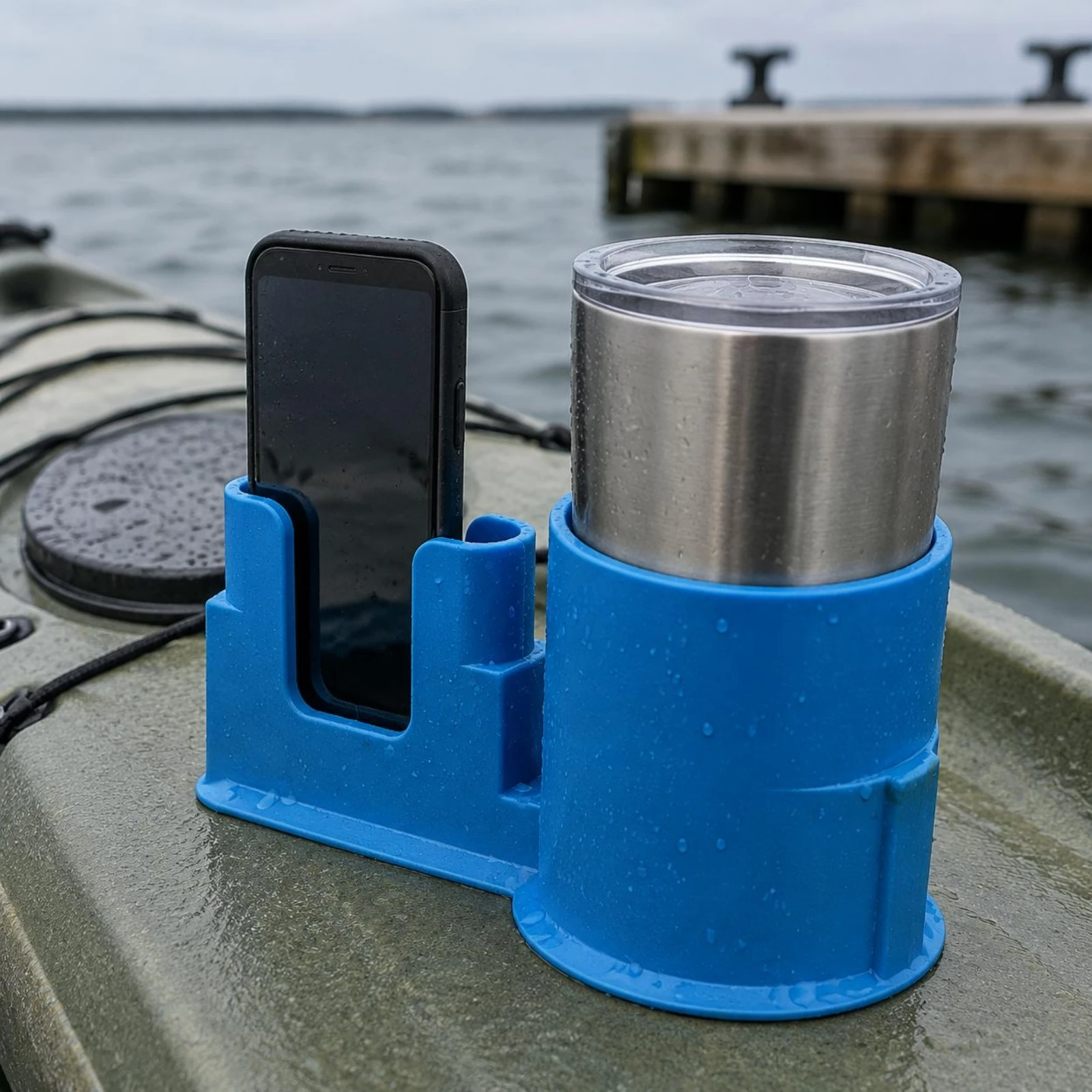 Paddle Board Drink and Phone Holder Attachment Points Paddle Board Cup Holder Water Sports Gear Molded Plastic Matte Finish
Paddle Board Drink and Phone Holder Attachment Points Paddle Board Cup Holder Water Sports Gear Molded Plastic Matte Finish