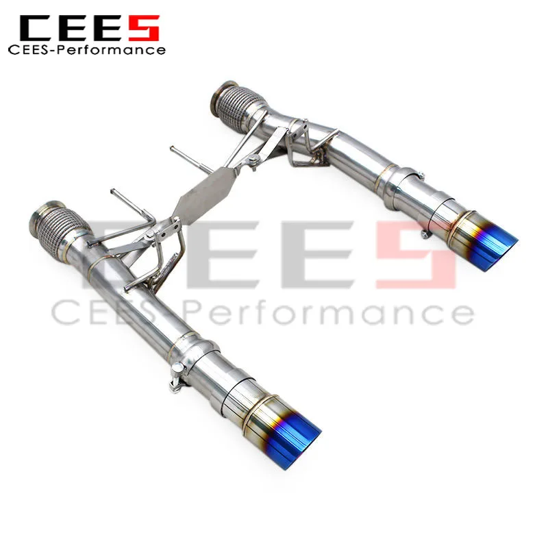 CEES Catback Exhaust Pipes for 2017-2019 Mclaren 720S Spider/Coupe 4.0T Racing Stainless Steel Direct Exhaust Pipe Muffler
CEES Catback Exhaust Pipes for 2017-2019 Mclaren 720S Spider/Coupe 4.0T Racing Stainless Steel Direct Exhaust Pipe Muffler