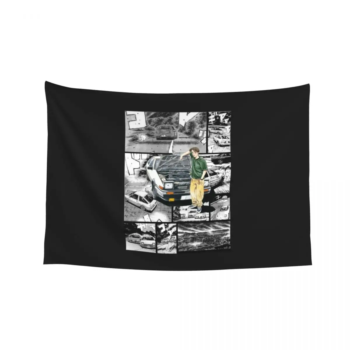 Initial D / Takumi Fujiwara - Manga Wall Design (Version 1) Tapestry For Bedroom Japanese Room Decor Room Aesthetic Tapestry
Initial D / Takumi Fujiwara - Manga Wall Design (Version 1) Tapestry For Bedroom Japanese Room Decor Room Aesthetic Tapestry