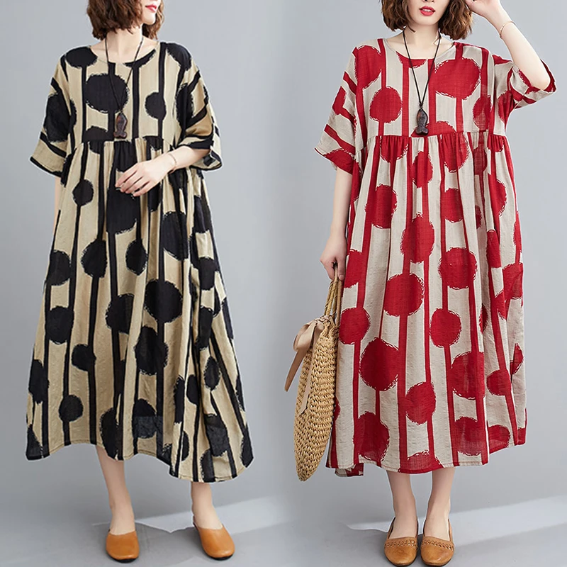 Окрашенная в полоску в горошек Dr, женская одежда больших размеров, плиссированная длина миди, закрывающая живот, большая юбка, свободная юбка для поездок на работу...
Окрашенная в полоску в горошек Dr, женская одежда больших размеров, плиссированная длина миди, закрывающая живот, большая юбка, свободная юбка для поездок на работу...