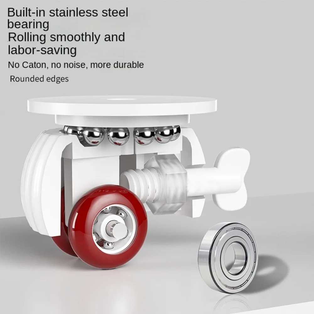 with Brake Adhesive Universal Wheel Roller Accessories Household Self Adhesive Pulley Stainless Steel Beads Paste Casters
with Brake Adhesive Universal Wheel Roller Accessories Household Self Adhesive Pulley Stainless Steel Beads Paste Casters