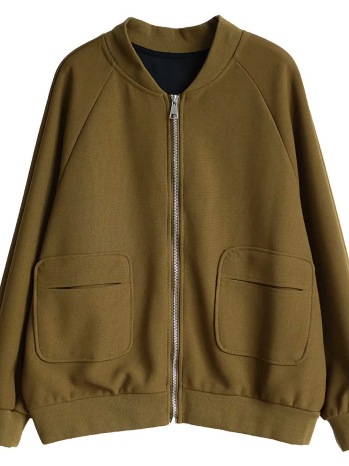 Hualvee женская бейсбольная куртка свободная повседневная длинная све весна осень новая универсальная утягивающая верхняя одежда больших размеров 
Hualvee женская бейсбольная куртка свободная повседневная длинная све весна осень новая универсальная утягивающая верхняя одежда больших размеров