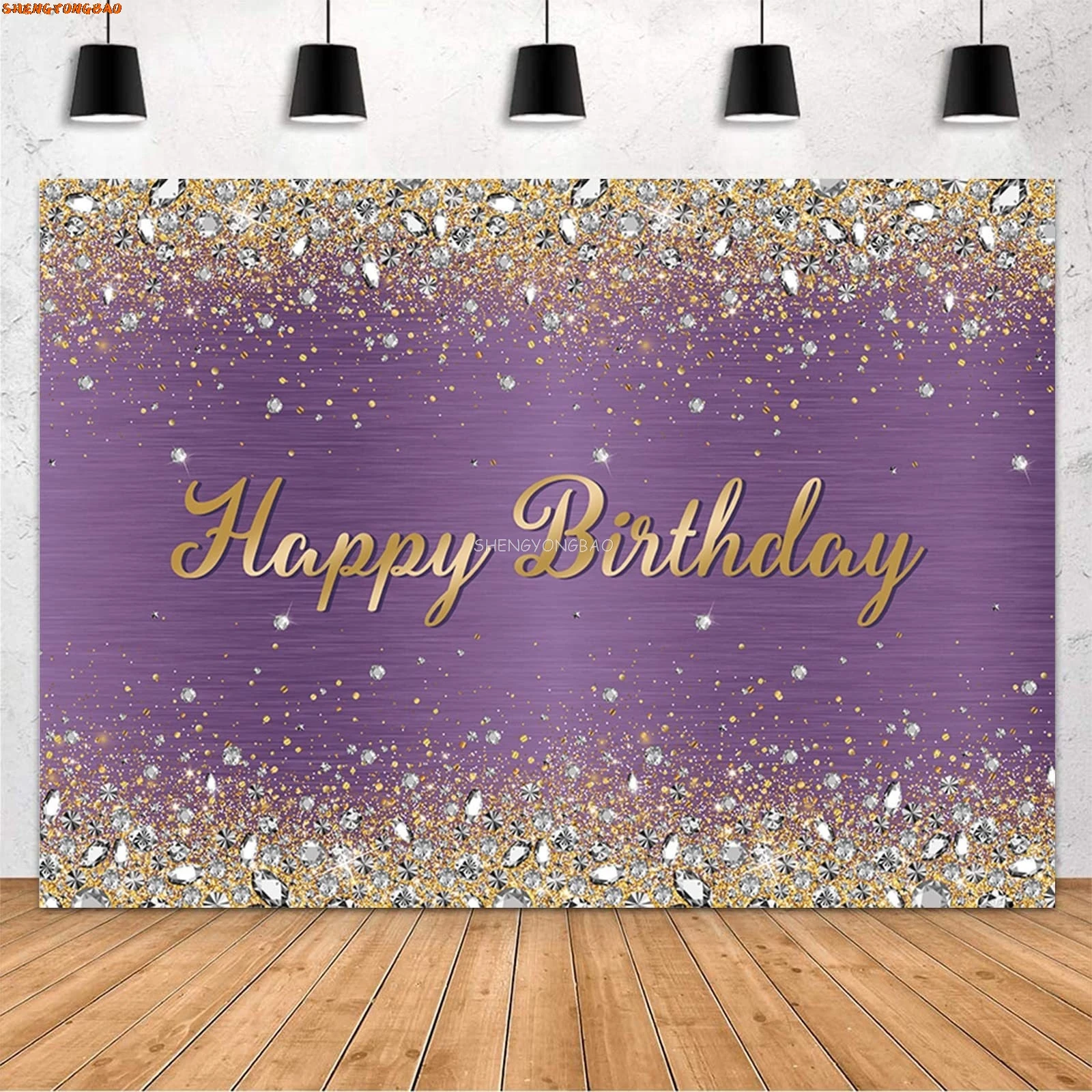Happy Birthday Party Photography Backdrops Diamonds Glitter Shining Pink Gold Dot Sparkle For Girl Photo Studio Background BR-03
Happy Birthday Party Photography Backdrops Diamonds Glitter Shining Pink Gold Dot Sparkle For Girl Photo Studio Background BR-03